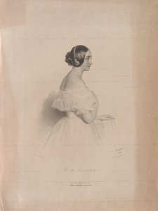 ओपेरा गायिका मारिएटा ब्रांबिला का पोर्ट्रेट 1807-1875, 1839। द्वारा जोसेफ क्राहुबेर
