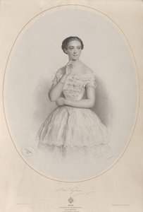 बैलेरीना मैरी टैग्लियोनी का पोर्ट्रेट 1804-1884, 1853।