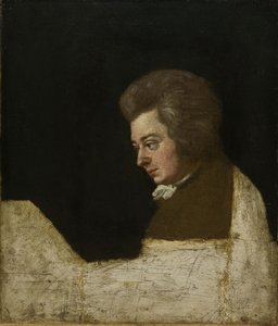 वोल्फगैंग एमॅड्यूस मोजार्ट 1756-1791, 1789 द्वारा जोसेफ लैंग