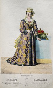 लक्समबर्ग की एलिजाबेथ 1409-1442, बोहेमिया की रानी, 1828