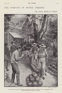 एडम, नीदरलैंड्स में पनीर बाजार (लिथो) द्वारा जोसेफ (बाद में) फिनमोर