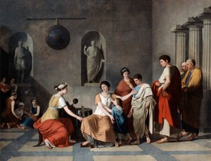 द मदर ऑफ द ग्रेची, c1780 द्वारा जोसेफ बेनोइट सुवी