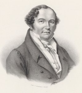 संगीतकार कॉनराडिन क्रेटज़र का पोर्ट्रेट 1780-1849। द्वारा जोसेफ ब्रोड्टमैन