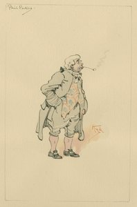 फिल पार्क्स, c.1920s (कागज पर wc के साथ पेन und स्याही) द्वारा जोसेफ क्लेटन क्लार्क