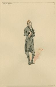 उरिय्याह हीप, c.1920s (कागज पर डब्ल्यूसी स्याही के साथ पेन) द्वारा जोसेफ क्लेटन क्लार्क