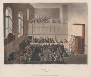 न्यूगेट चैपल, 1809।, 1809। द्वारा जोसेफ कॉन्स्टेंटाइन स्टैडलर