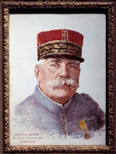 जोसेफ फेलिक्स बाउचर (1853-1937) द्वारा जनरल जोफ्रे का पोर्ट्रेट (1852-1931), फ्रांस पेंटिंग का मार्शल। 1915. मंद। 0.33x0.24 मीटर। पेरिस, मुसी कार्नावाले