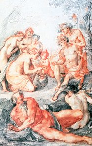अध्ययन, एक बच्चे का बपतिस्मा, c1584-1609