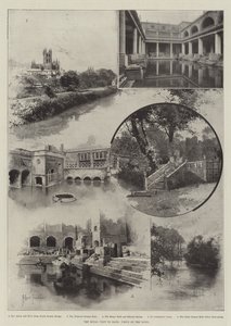 रॉयल विजिट टू बाथ, व्यू ऑफ द टाउन