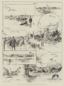 विरल रेलवे, चेशायर, मिस्टर ग्लैडस्टोन द्वारा पहला टर्फ, 21 अक्टूबर को काटा गया