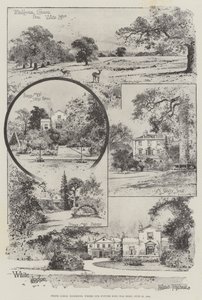 व्हाइट लॉज, रिचमंड, जहां हमारे फ्यूचर किंग का जन्म हुआ था, 23 जून 1894 (उत्कीर्णन)
