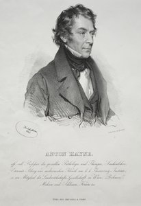 डॉ॰ एंटन हेने का चित्र, 1840।