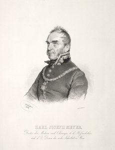 डॉ॰ कार्ल जोसेफ मेयर का चित्र, 1844।
