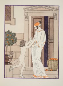 जॉय ऑफ इन्फेंसी, 1934 के &39;द वर्क्स ऑफ हिप्पोक्रेट्स&39; से चित्रण द्वारा जोसेफ कुह्न रेग्नियर