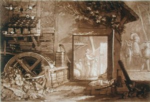 पेनबरी मिल, केंट, चार्ल्स टर्नर (1773-1857) द्वारा उकेरा गया, 1808 में प्रकाशित (उत्कीर्णन) द्वारा जोसेफ मैलोर्ड विलियम (बाद में) टर्नर