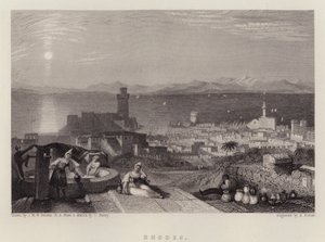 रोड्स (रंग लिथो) द्वारा जोसेफ मैलोर्ड विलियम (बाद में) टर्नर