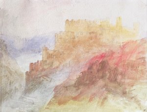 ए कैसल ए चेस ऊपर, c.184144 द्वारा जोसेफ मैलॉर्ड विलियम टर्नर