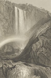 टेर्नी का कैस्केड, c.1820 द्वारा जोसेफ मैलॉर्ड विलियम टर्नर