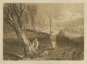 हेजिंग और डिचिंग, c.1860 द्वारा जोसेफ मैलॉर्ड विलियम टर्नर
