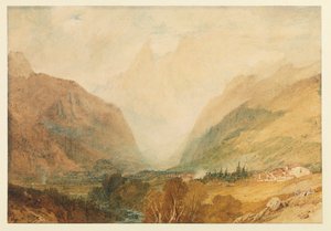 मोंट ब्लांक, कोर्टमेयोर, 1810 से ऊपर से द्वारा जोसेफ मैलॉर्ड विलियम टर्नर
