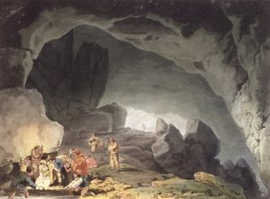 चोटियों छेद, डर्बीशायर (रंग उत्कीर्णन) द्वारा जोसेफ मैलॉर्ड विलियम टर्नर