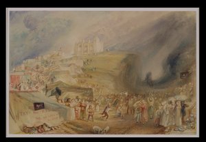 सेंट कैथरीन हिल, गिल्डफोर्ड, सरे, 1830 (कागज पर ग्रेफाइट और ग्रेफाइट) द्वारा जोसेफ मैलॉर्ड विलियम टर्नर