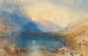 ज़ुग झील, 1843 (ग्रेफाइट पर wc)