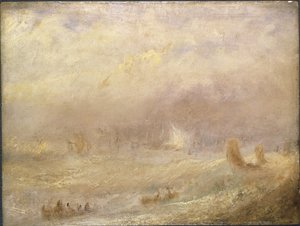 Vue de Deal - डील का दृश्य, टर्नर, जोसेफ मलॉर्ड विलियम (1775-1851) द्वारा। कागज पर तेल। आयाम: 24,5x32 सेमी। राष्ट्रीय संग्रहालय स्टॉकहोम द्वारा जोसेफ मैलॉर्ड विलियम टर्नर
