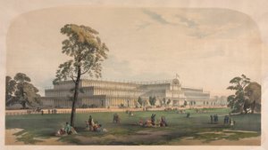 द क्रिस्टल पैलेस, सी। 1850। द्वारा जोसेफ नैश