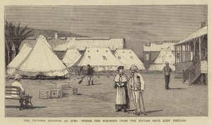 स्वेज में विक्टोरिया अस्पताल, जहां सौदान से घायल का इलाज किया गया है द्वारा जोसेफ नैश