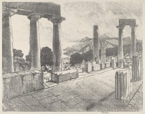 एजिना, द ब्लैक फॉरेस्ट, 1913। द्वारा जोसेफ पेनेल