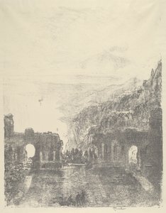 एटना ओवर टॉरमिना, 1913। द्वारा जोसेफ पेनेल