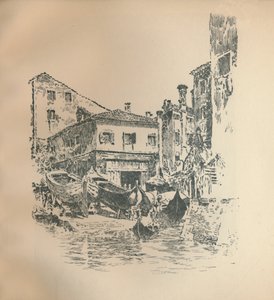 नाव निर्माण, वेनिस, 1905, 1925। द्वारा जोसेफ पेनेल