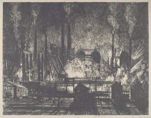 चेंजिंग शिफ्ट्स, चार्लेरोई, 1911। द्वारा जोसेफ पेनेल