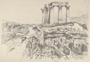कोरिंथ, खाड़ी की ओर, 1913। द्वारा जोसेफ पेनेल
