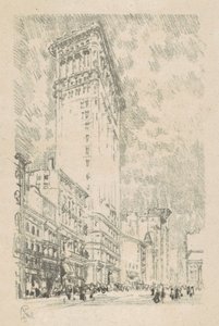 फ्लैटिरॉन बिल्डिंग, 1904। द्वारा जोसेफ पेनेल