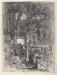 गन पिट, नंबर II, 1917। द्वारा जोसेफ पेनेल