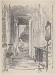 हॉलवे टू बेड रूम, स्टेंटन, 1912। द्वारा जोसेफ पेनेल