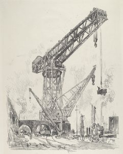 जर्मनी में निर्मित, द ग्रेट क्रेन, 1916। द्वारा जोसेफ पेनेल