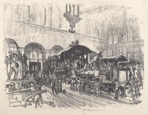 मेकिंग वॉर लोकोमोटिव, 1917। द्वारा जोसेफ पेनेल