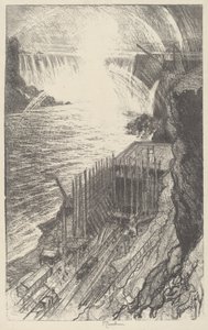 नियाग्रा इंद्रधनुष, 1910। द्वारा जोसेफ पेनेल