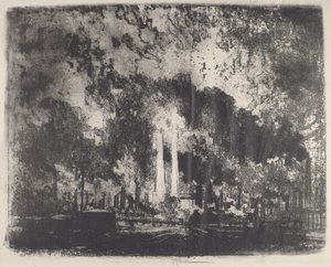 तेल शोधन, व्हिटिंग, इंडियाना, 1915। द्वारा जोसेफ पेनेल