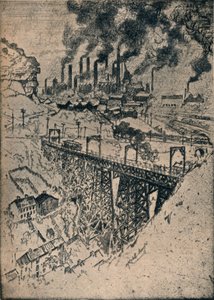 स्टील-एडगर थॉमसन वर्क्स, 1909 द्वारा जोसेफ पेनेल