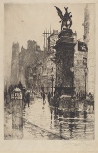 टेम्पल बार, 1885। द्वारा जोसेफ पेनेल