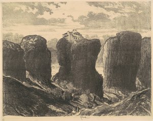ट्रिनिटी की चट्टानें, 1913। द्वारा जोसेफ पेनेल