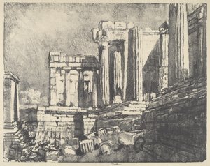 Propylaea, एथेंस, 1913। द्वारा जोसेफ पेनेल