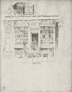 तंबाकू की दुकान, 1903। द्वारा जोसेफ पेनेल