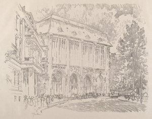 वार्टहाइम, लीपज़िगर प्लात्ज़, बर्लिन, 1921। द्वारा जोसेफ पेनेल