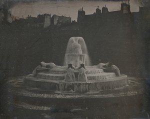 फाउंटेन, प्लेस डु शैटो डी'औ, पेरिस, 1841-42।