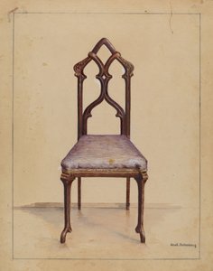 साइड चेयर, 1936। द्वारा जोसेफ रोथेनबर्ग